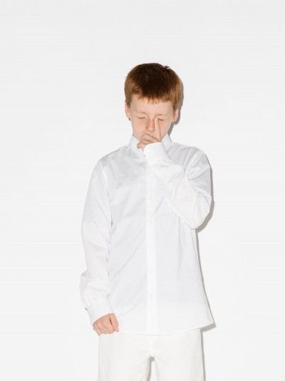 Dolce & Gabbana Kids Camicia classica bianca