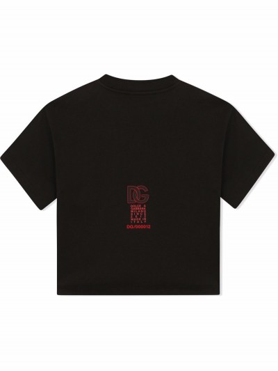 Dolce & Gabbana Kids T-shirt con stampa leo