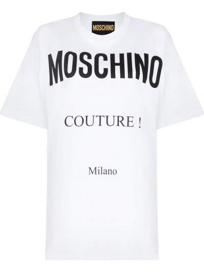 Moschino T-shirt Couture con stampa