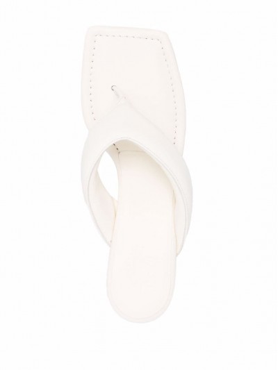GIA BORGHINI Sandali bianchi con tacco alto