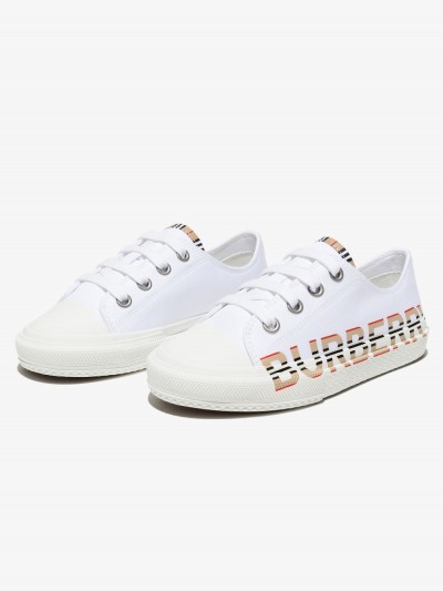 Burberry kids Sneakers con iconico motivo a righe
