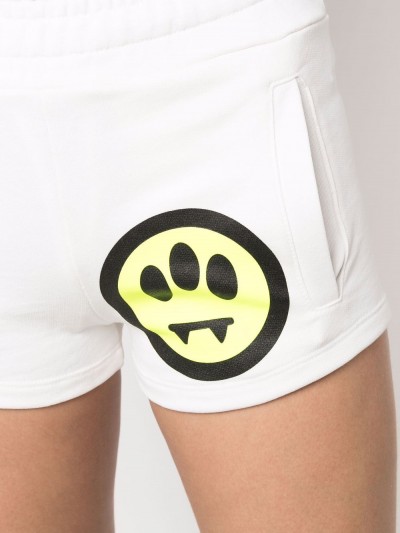 Barrow Shorts bianchi con logo