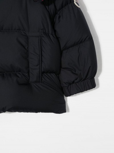 Moncler kids Long quilted down jacket