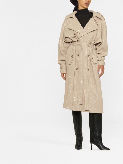 The Mannei Trench con paillettes