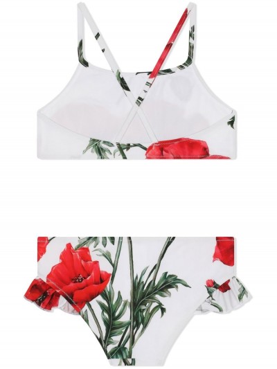 Dolce & Gabbana Kids Set bikini a fiori