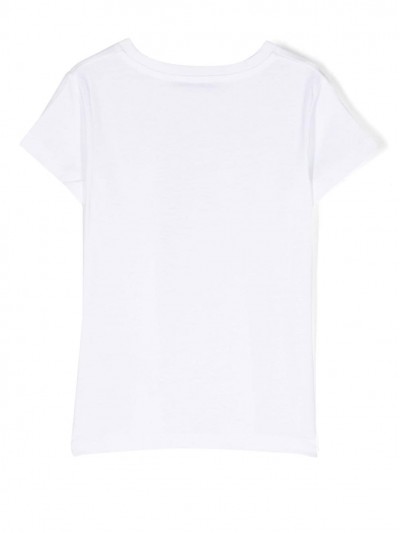 Emilio Pucci KIds T-shirt bianca con stampa