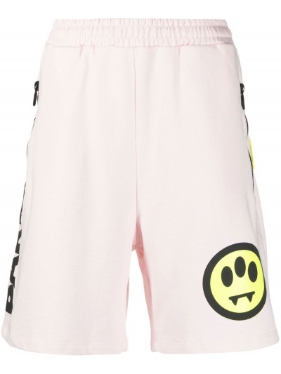 Barrow Shorts sportivi rosa chiaro con logo