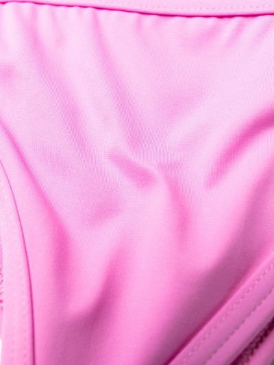 The Attico Pink triangle bikini set