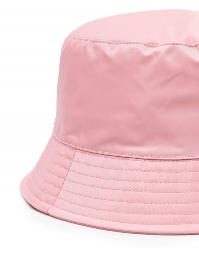 Palm Angels Cappello bucket rosa con logo