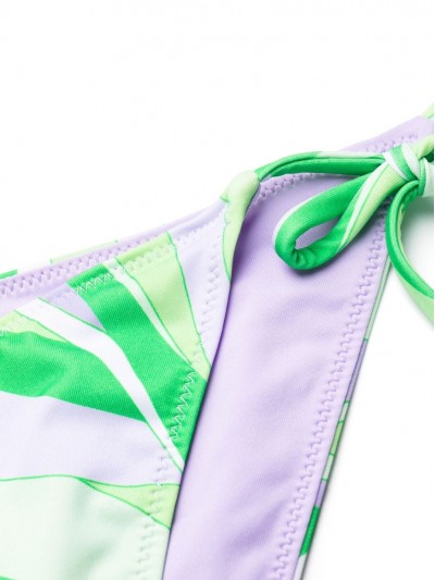 Mc2 Saint Barth Slip bikini con stampa verde