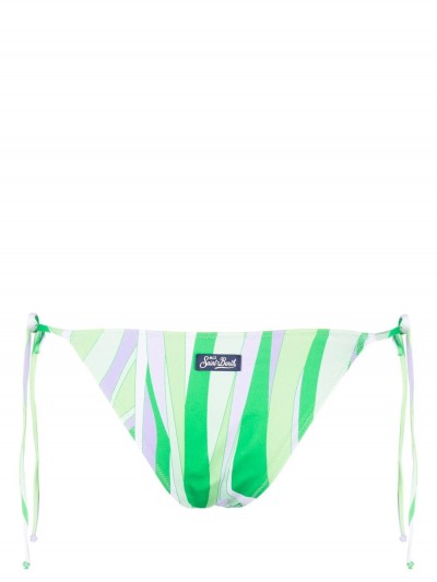 Mc2 Saint Barth Green print bikini briefs