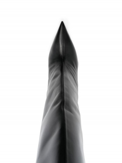 The Attico Cheope black knee-high boots