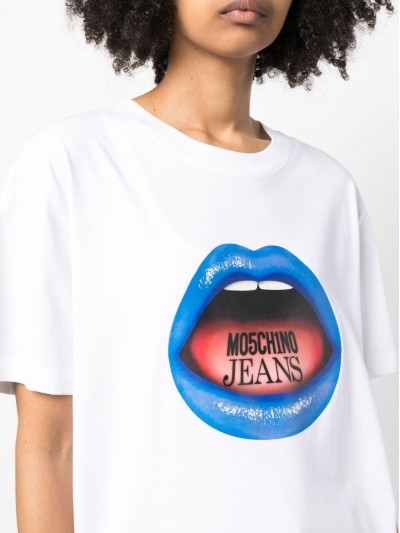 Moschino Jeans T-shirt with graphic print