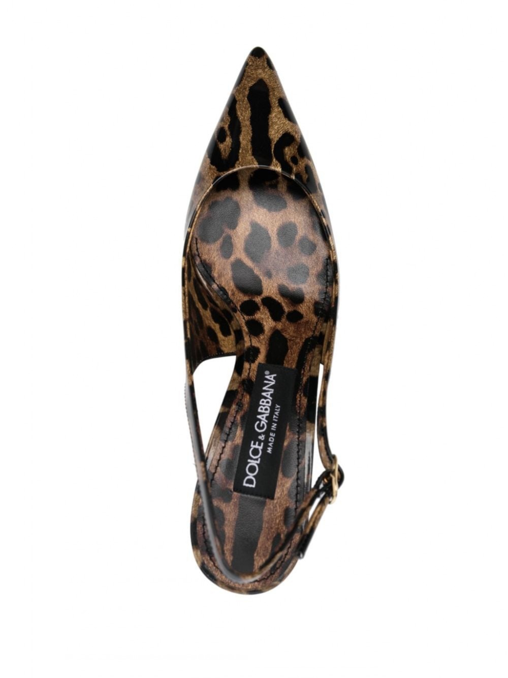 Dolce & Gabbana Leopard print leather slingback Home | Umberto