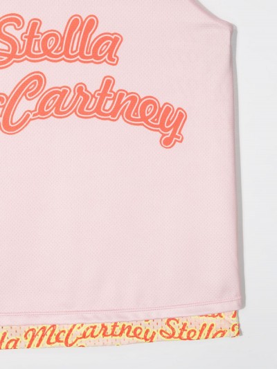 Stella Mccartney kids Canotta rosa con stampa logo