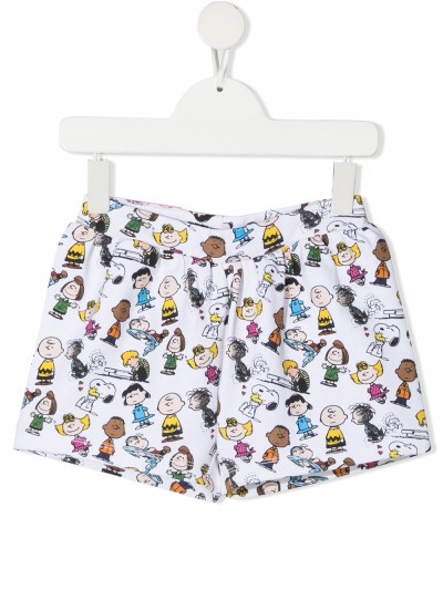 The Marc Jacobs kids Shorts con stampa snoopy