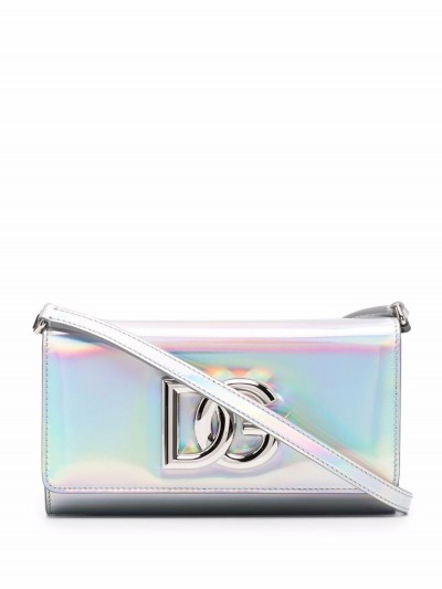 Dolce & Gabbana Borsa a tracolla DG metallizzata